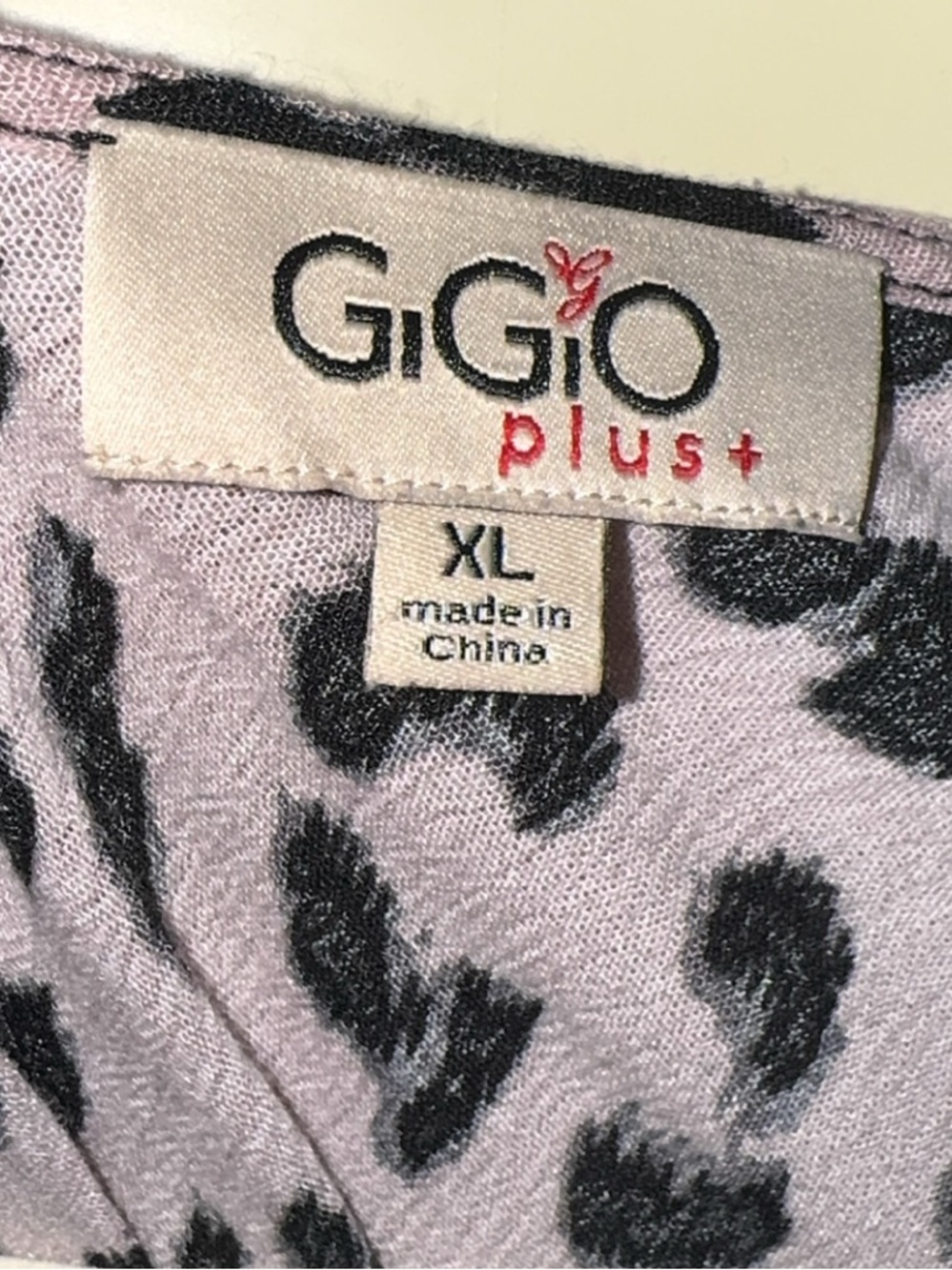 GiGio Plus+ Brand XL Mixed Print Boho Dress Floral & Leopard Flowy Midi - Picture 6 of 8